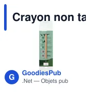 Crayon non taillé personnalisable avec logo - Sproutworld - Miniature 5