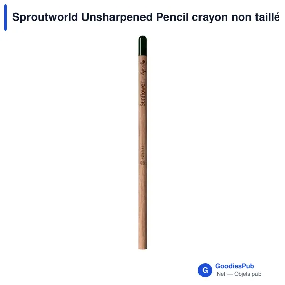 Crayon non taillé personnalisable avec logo - Sproutworld - Image 10