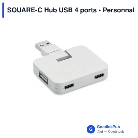 SQUARE-C Hub USB 4 ports