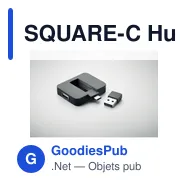 SQUARE-C Hub USB 4 ports - Miniature 12