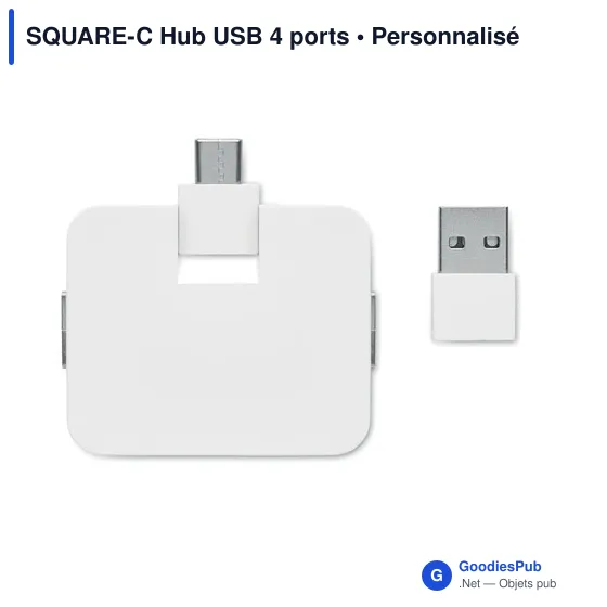 SQUARE-C Hub USB 4 ports - Image 4