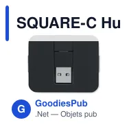 SQUARE-C Hub USB 4 ports - Miniature 9