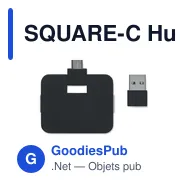 SQUARE-C Hub USB 4 ports - Miniature 10