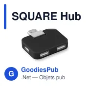 SQUARE Hub 4 ports USB - Miniature 5
