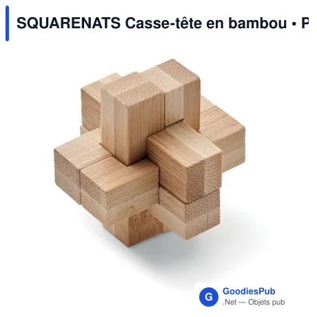 SQUARENATS Casse-tête en bambou