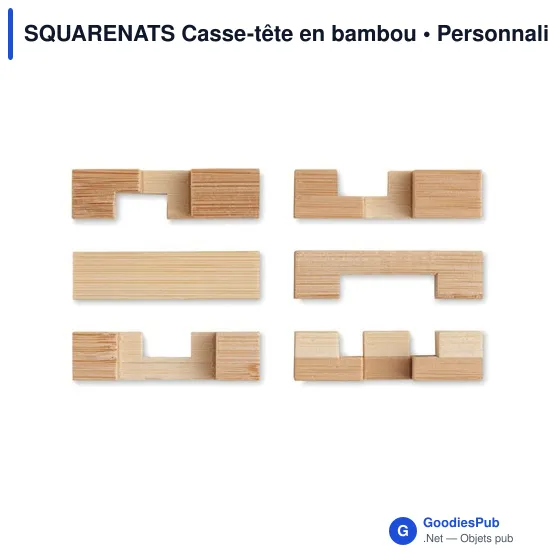 SQUARENATS Casse-tête en bambou - Image 2