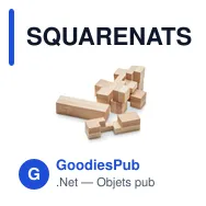 SQUARENATS Casse-tête en bambou - Miniature 3
