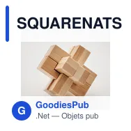 SQUARENATS Casse-tête en bambou - Miniature 5