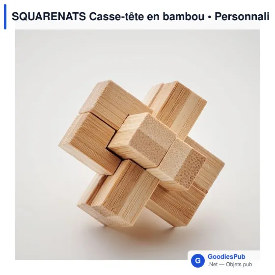 SQUARENATS Casse-tête en bambou - Image 5