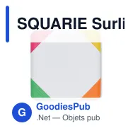SQUARIE Surligneur dans un boîtier en - Miniature 1