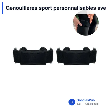 Genouillères sport personnalisables avec logo - STABIL