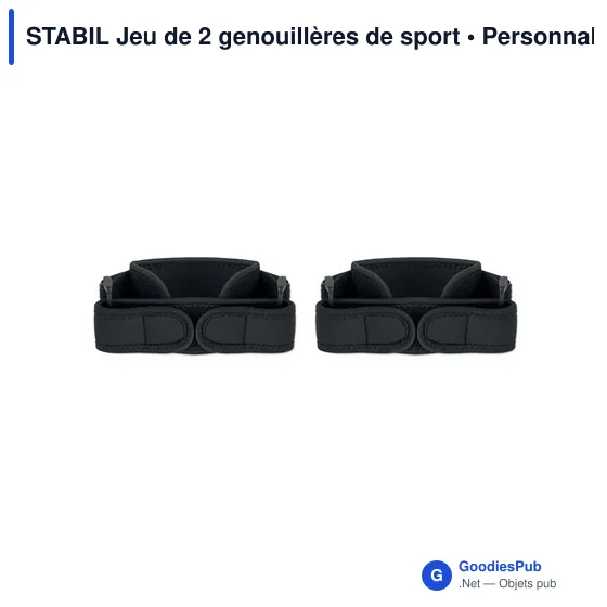 Genouillères sport personnalisables avec logo - STABIL - Image 2