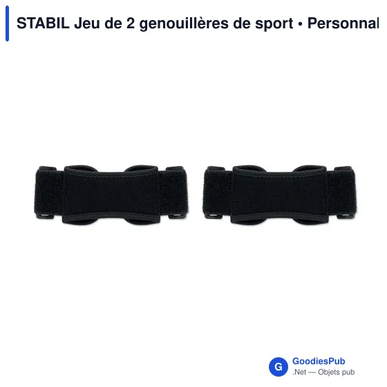 Genouillères sport personnalisables avec logo - STABIL - Image 3