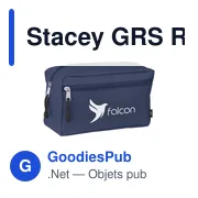 Trousse de toilette personnalisable Stacey GRS RPET avec logo - Miniature 6