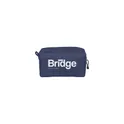 Variante bleu foncé - Trousse de toilette personnalisable Stacey GRS RPET avec logo