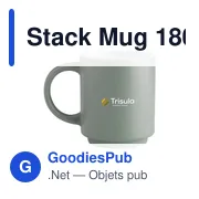 Mug empilable personnalisable en céramique avec logo - Stack Mug 180 ml - Miniature 4