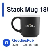 Mug empilable personnalisable en céramique avec logo - Stack Mug 180 ml - Miniature 5