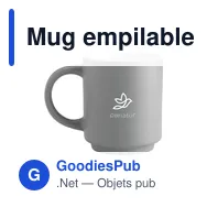 Mug empilable personnalisable en céramique avec logo - Stack Mug 180 ml - Miniature 9