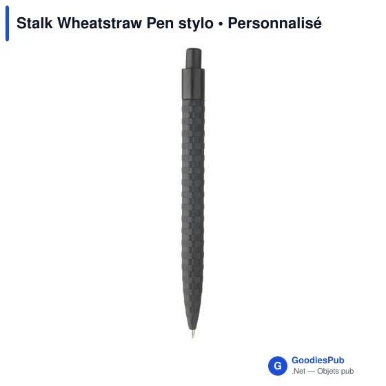Stylo à bille personnalisable en paille de blé avec logo - Image 11