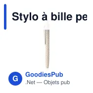 Stylo à bille personnalisable en paille de blé avec logo - Miniature 9