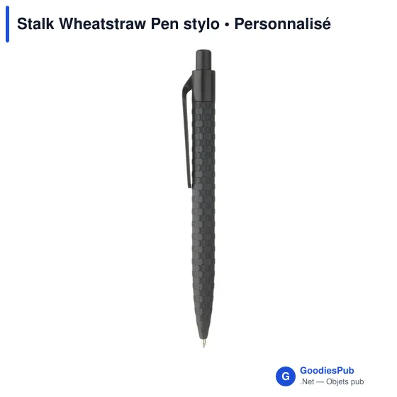 Stylo à bille personnalisable en paille de blé avec logo - Image 10