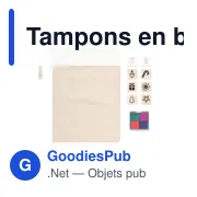 Tampons en bois personnalisables pour Noël - Set STAMPIEavec logo - Miniature 4