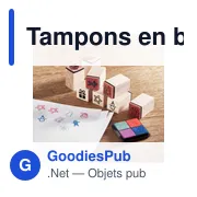 Tampons en bois personnalisables pour Noël - Set STAMPIEavec logo - Miniature 6