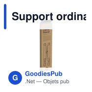Support ordinateur portable personnalisable en aluminium recyclé - Standbyavec logo - Miniature 11