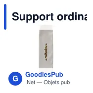 Support ordinateur portable personnalisable en aluminium recyclé - Standbyavec logo - Miniature 9