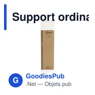 Support ordinateur portable personnalisable en aluminium recyclé - Standbyavec logo - Miniature 10