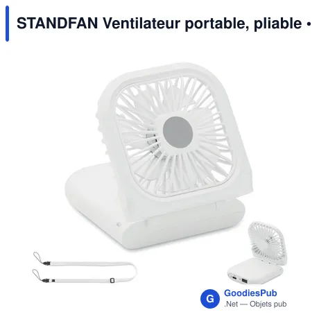 STANDFAN Ventilateur portable, pliable