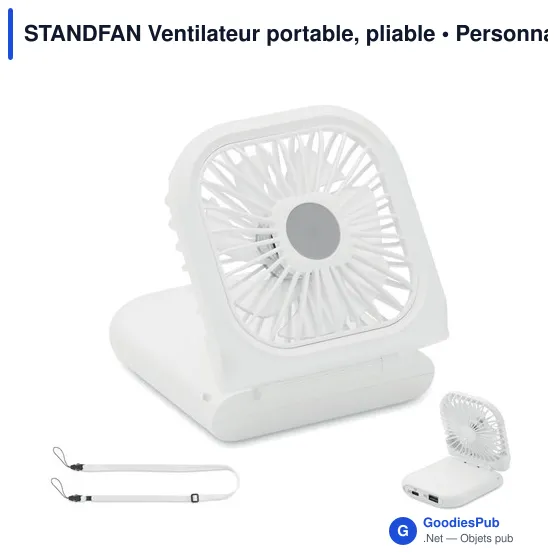 STANDFAN Ventilateur portable, pliable - Image 1