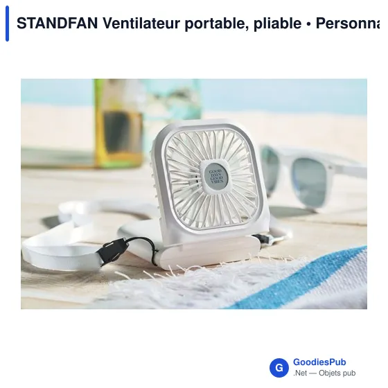 STANDFAN Ventilateur portable, pliable - Image 5