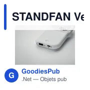 STANDFAN Ventilateur portable, pliable - Miniature 7