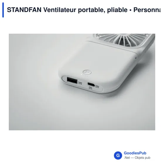 STANDFAN Ventilateur portable, pliable - Image 7