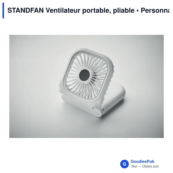 STANDFAN Ventilateur portable, pliable - Image 9