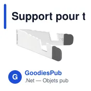 Support pour tablette personnalisable avec logo - Standol - Miniature 2