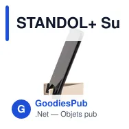 STANDOL+ Support téléphone bambou/ABS - Miniature 2