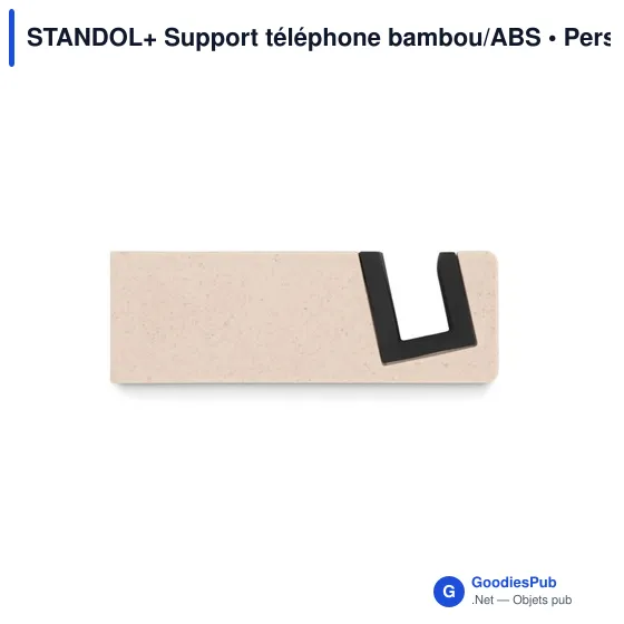 STANDOL+ Support téléphone bambou/ABS - Image 3