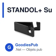 STANDOL+ Support téléphone bambou/ABS - Miniature 5