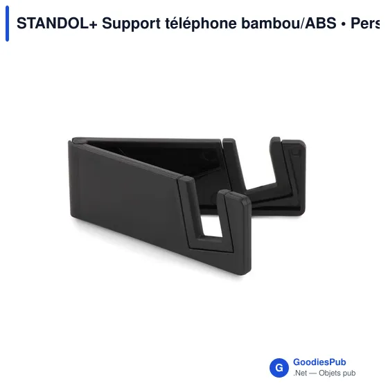 STANDOL+ Support téléphone bambou/ABS - Image 5