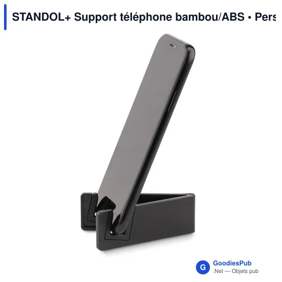 STANDOL+ Support téléphone bambou/ABS - Image 6
