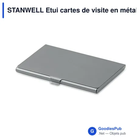 STANWELL Etui cartes de visite en métal