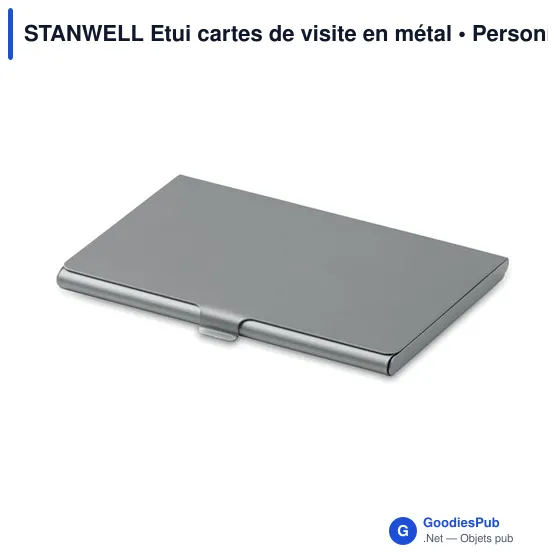 STANWELL Etui cartes de visite en métal - Image 1