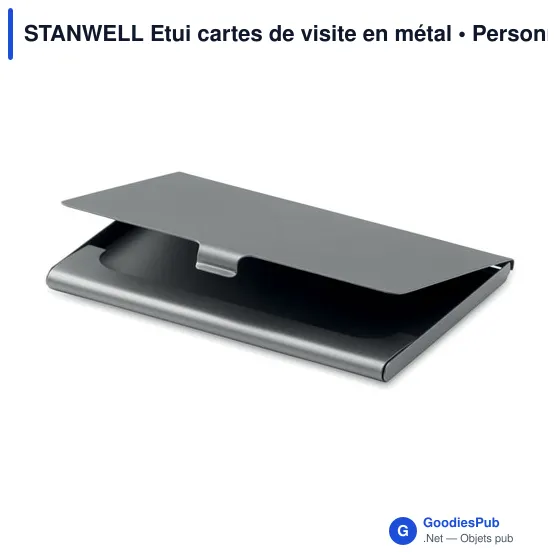 STANWELL Etui cartes de visite en métal - Image 4