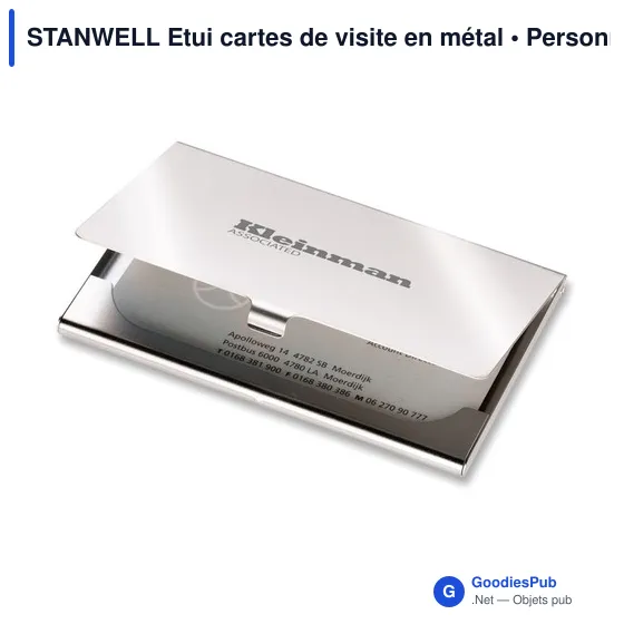 STANWELL Etui cartes de visite en métal - Image 5