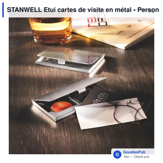 STANWELL Etui cartes de visite en métal - Image 6