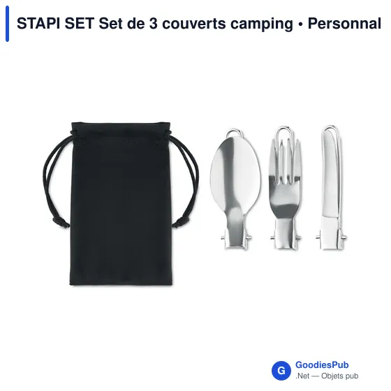 STAPI SET Set de 3 couverts camping - Image 2