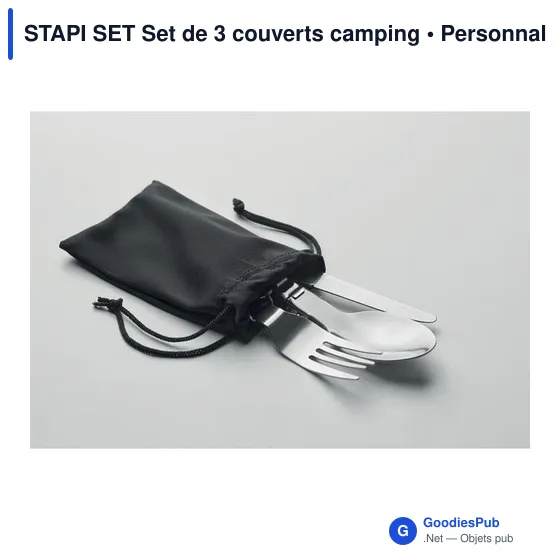 STAPI SET Set de 3 couverts camping - Image 3