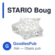 STARIO Bougeoir en forme d'étoile. - Miniature 2